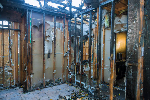 Professional Fire Board Up technician working in Monmouth Junction, NJ